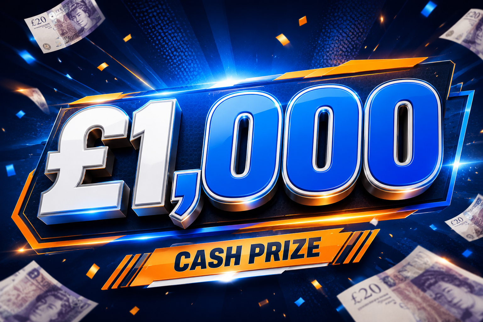 £1,000 Cash