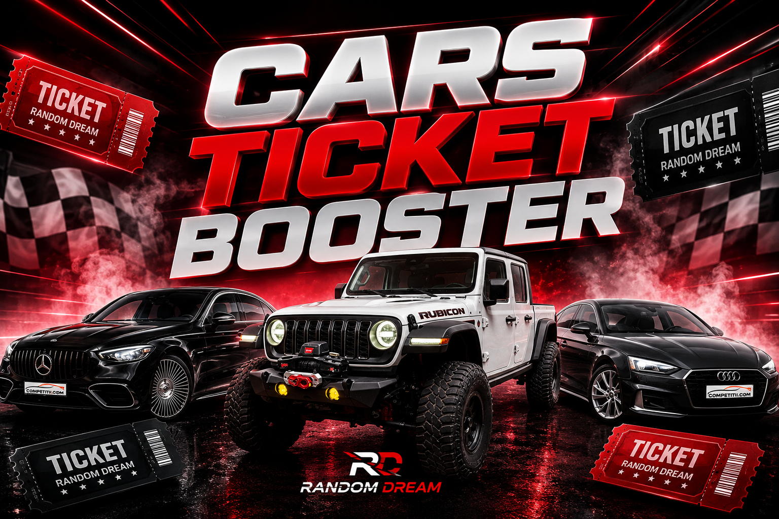 CARS MEGA TICKET BOOSTER